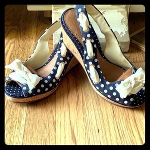 Sperry Slingback Wedges